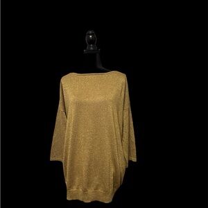 Ralph Lauren Metallic Gold Sweater